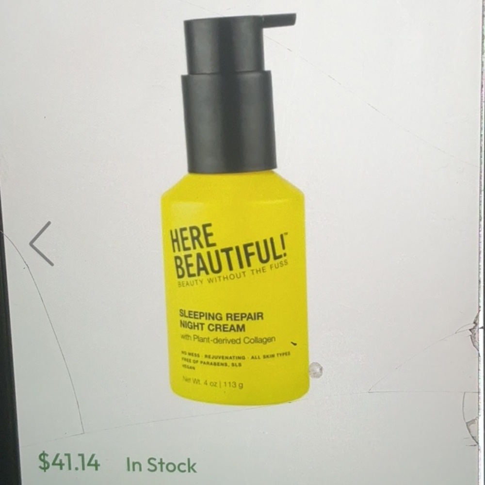 HERE BEAUTIFUL SLEEPING REPAIR NIGHT CREAM W/ PLANT DERIVED COLLAGEN - Picture 9 of 9